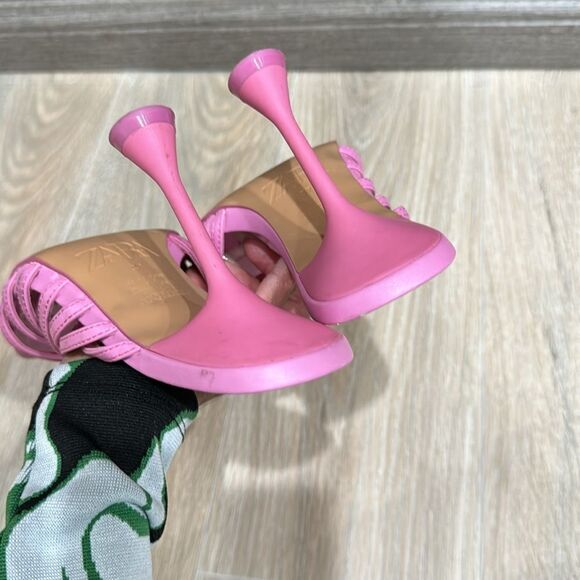 Zara Pink Heeled Sandals - Picture 4 of 4